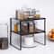 NEX™ Expandable & Stackable Kitchen Cabinet & Counter Shelf Organizer, 2ct.